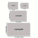 Felpudo de poliéster con diseño de perro de dibujos animados lindo, alfombra de baño suave y gruesa de 8 mm, lavable a máquina, alfombra antideslizante para cocina, alfombra de salón, alfombra de dormitorio, alfombra de entrada interior, alfombra decorat