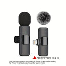 Micrófono de solapa inalámbrico Beekinn - Recargable USB-C, 2.4GHz, plug and play, para iPhone, iPad, Android, grabación de audio y video, transmisión en vivo, entrevistas