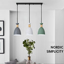 Arandela Colgante para Techo, Lámpara de Metal con Longitud Ajustable para Dormitorio Comedor Cocina Bar Sala Isla Loft