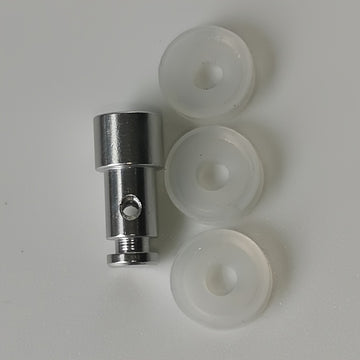 Kit de reemplazo de válvula de olla a presión de acero inoxidable - Válvula flotante y sellador universal para ollas arroceras, ollas eléctricas y a presión - Accesorios de válvula de seguridad, no se requiere batería (Paquete de 1)