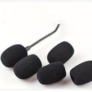 [10 filtros pop XLR] Juego de 10 filtros pop para conectores XLR, pantalla antiviento de espuma antichoque para micrófono, almohadillas de reducción de ruido para audífonos y micrófonos de mano, sin necesidad de batería