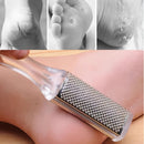 1pc Lima de Pies Manual de Doble Cara - Exfoliante Antideslizante, Sin Necesidad de Electricidad/Batería - Herramienta para Pedicura y Manicura en Casa, Salón o Viaje - Construcción Duradera de Plástico, Superficie Texturizada, Eficiente Exfoliador, Dise