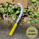 Navaja de Jardín Resistente - Cuchillas Afiladas, Mango Antideslizante Amarillo - Herramienta Profesional para Podar, Cortar Malezas y Trimming - Ideal para Hogar, Granja y Paisajismo - Tijeras Manuales Duraderas para Césped y Jardín, Diseño Ergonómico,