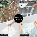 80 Bolsas de Plástico Resistentes para Baño de Pies - Transparente, Uso en Salón y Hogar - Cubiertas Desechables Higiénicas para Pedicura, Sin Necesidad de Electricidad - Accesorios para Spa, Hotel, Remojo de Pies, Diseño Transparente, Fácil Limpieza, Ma