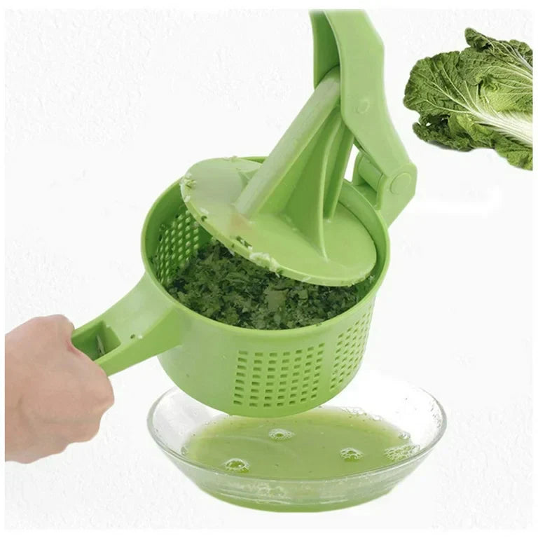 Prensa de Verduras de Fácil Exprimido - Drenaje Rápido para Ensaladas, Dumplings y Más - Gadget Esencial de Cocina