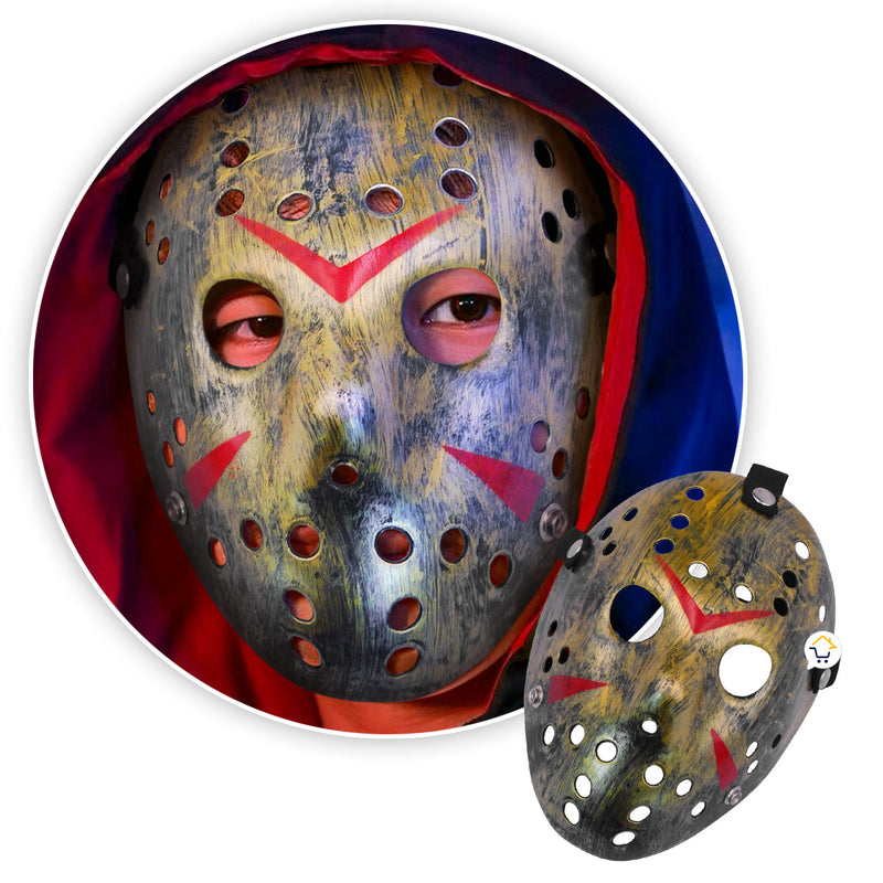 Máscara Asesino Jason Halloween Hockey Disfraz MHOC1