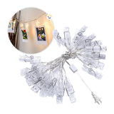 Luz Led Pinza Fotos X20 Luces Gancho Extensión 285cm LG20N