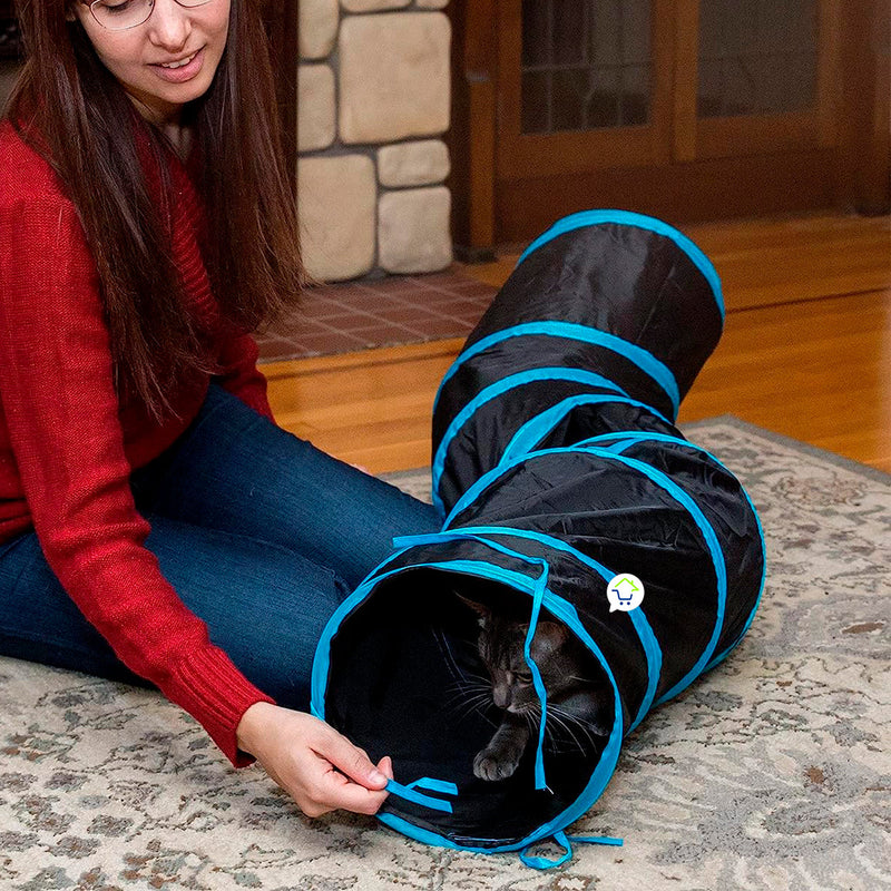 Túnel Plegable Gato Juguete Mascotas Interactivo A175