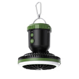 Mini Ventilador Para Camping Recargable Con Luz Led B19