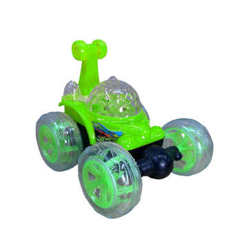 Carro Loco de Juguete Giratorio Control Remoto Luces y Sonido 9802M-9