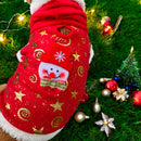 Disfraz Para Mascotas Muñeco de Navidad Traje Navideño Perro Gato DPMNMVE