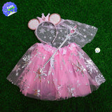 Disfraz Princesa Helada Accesorios Halloween Niñas Fiesta de Disfraces OF-701