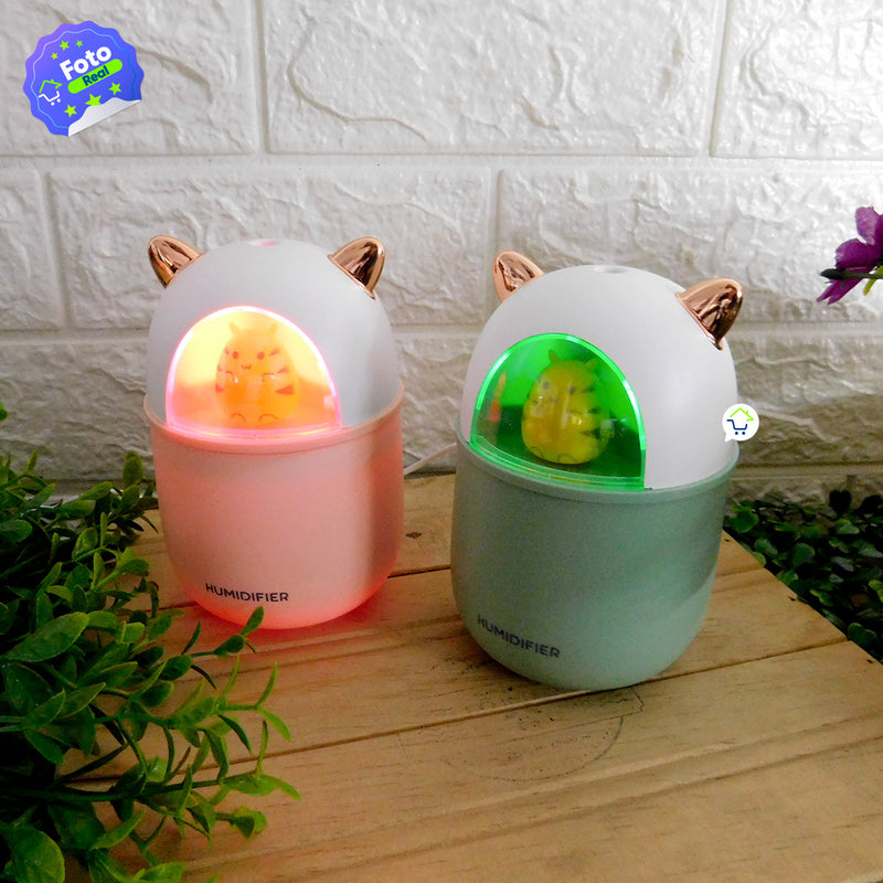 Humidificador Difusor Aromas LED Kawaii Ambientador Aromaterapia A108