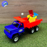Camión Volqueta Construcción Volco Con bloques Armables Niños PF550B