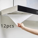 12pcs Membrana de Filtro para Campana Extractora Absorbente de Aceite - Mantén Tu Cocina Limpia y Sin Olores