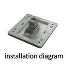 20 piezas de conector RJ45 hembra a hembra para conexión de red informática CAT.6 Gigabit Ethernet, destinado a fines de telecomunicaciones, incluyendo teléfonos, computadoras de escritorio, laptops y otros dispositivos que permiten acceder a datos, cont