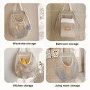 Bolsa colgante para almacenamiento de calcetines japoneses, bolsa colgante para ropa interior, bolsa de almacenamiento para ropa interior, bolsa colgante de pared para dormitorio, bolsa de boxeo sin perforación