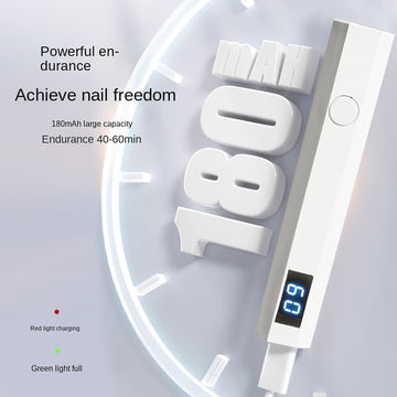 Linterna compacta para uñas, luz curadora de gel inalámbrica, secador portátil y pequeño, fácil de transportar, regalo de alta calidad