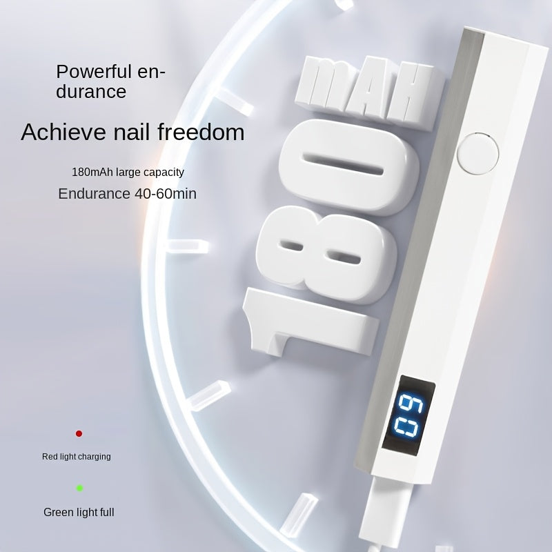 Linterna compacta para uñas, luz curadora de gel inalámbrica, secador portátil y pequeño, fácil de transportar, regalo de alta calidad