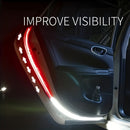 2 piezas de tira luminosa para borde de puerta, tira de luz atmosférica, decoración de bienvenida para camioneta, luz ambiente, luz de flujo LED