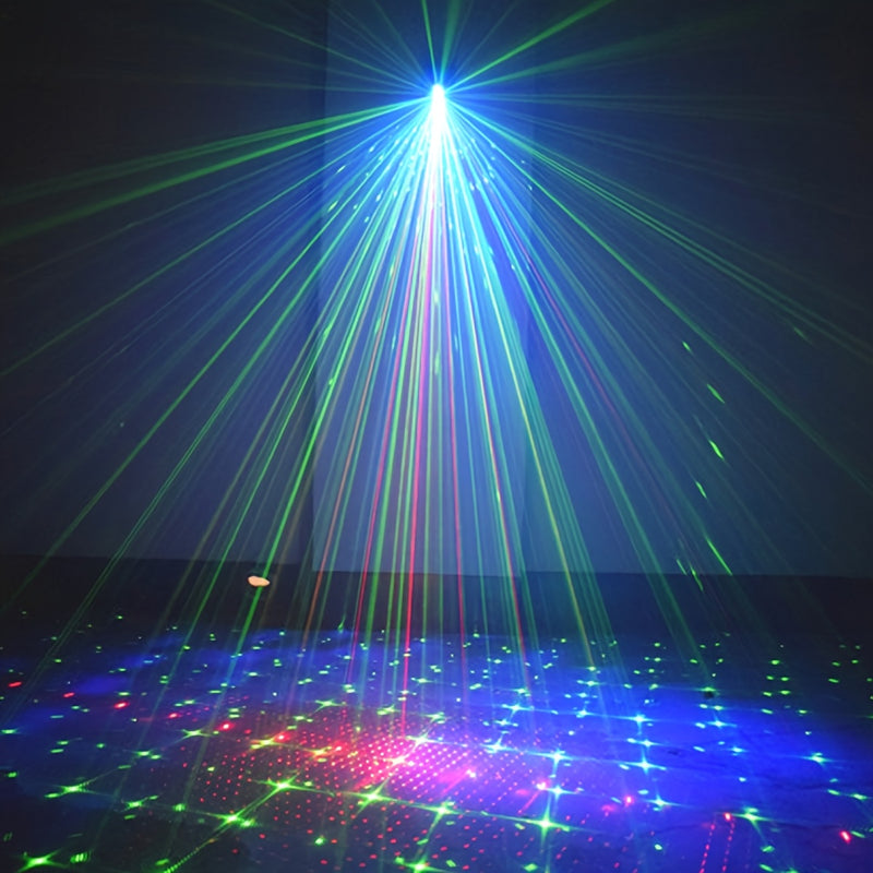 Luces de fiesta, luces de discoteca, luces parpadeantes, proyector de escenario, efecto de baile, luces de club de baile, sonido y activación remota, fiesta, hogar, campamento, KTV, bar, karaoke, club de baile, baile, vacaciones, ocio, entretenimiento, a