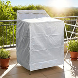 Cubierta de sol para lavadora/secadora, bolsa de almacenamiento a prueba de polvo, protección UV, a prueba de humedad y hongos, adecuada para uso tanto al aire libre como en interiores, estilo de apertura superior/frente.