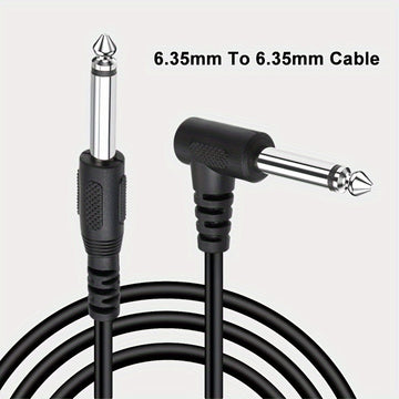 I-zclive, Cable de audio de 90 grados de 6.5 mm, de 6.35 mm de cobre libre de oxígeno, Línea de reducción de ruido de codo recto de 6.35, Conector de metal aplicable para computadora, Eid Al-Adha Mubarak