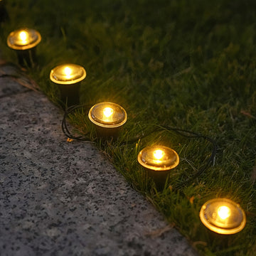 30/15 piezas, luces solares para jardín, 8 modos de destello, apagado automático de luz diurna, encendido automático de noche, IP54 impermeable, luces de jardín adecuadas para patios, jardines, caminos, Día de San Valentín, decoraciones navideñas.