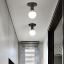 1 pieza de Luz de Techo Nórdica Moderna con Cabeza Plateada Negra, Base para Bombilla E27 Sin Bombilla, Adecuada para Cocina, Balcón, Pasillo y Otros Ambientes