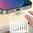 Kit de herramientas de limpieza multifuncional ultrafino de 10 piezas, adecuado para puertos de carga, altavoces, teléfonos móviles y cabezales de ducha - conjunto de cepillos para la eliminación segura de pelusa/residuos de productos electrónicos y artí