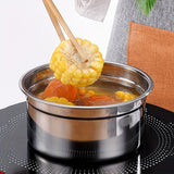 Juego de 3 Recipientes para Alimentos de Acero Inoxidable, Tazón Hermético con Tapa, Caja Redonda para Preparación de Comidas, Contenedor Sellado para Horno y Congelador, Reutilizable, Ideal para Loncheras y Meriendas en Casa