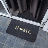 Alfombra de bienvenida Home Love: Felpudo de entrada de poliéster antideslizante para baño, cocina, comedor, sala de estar, dormitorio y jardín - Adecuado para puertas de 40 cm/15,7 pulgadas, 60 cm/23,62 pulgadas, 70 cm/27,56 pulgadas, 80 cm/31,49 pulgad