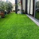 Pasto Artificial Extra Grande 400x50cm (1312x164ft²) - Realístico para Exterior/Interior, Turf de Pasto Plástico Resistente para Bodas, Jardín, Patio, Playground, Camping - Instalación Fácil Sin Herramientas, Mantenimiento Bajo para Todo Clima, Perfecto