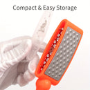 CANVALITE Lima de Pies Manual/Eléctrica de Doble Cara - Acero Inoxidable con Superficie de Pulido Dual, para Hogar y Salón, Herramienta de Pedicura, Diseño Ergonómico y Construcción Duradera