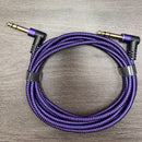 Cable de audio LUTREE6.5 macho a macho TRS para amplificador de potencia equilibrado de dos canales. Cable de conexión de audio en ángulo doble extremo universal Eid Al-Adha Mubarak.
