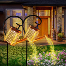 2 piezas de lámpara solar de fuente con luz cambiante y cálida, interruptor automático con sensor de luz para exteriores, ideal para jardines, céspedes, patios y mesas de comedor, un regalo perfecto para estrenar casa o para días festivos