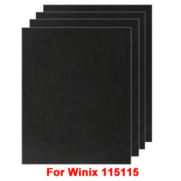 4pcs Pre-filtros de Carbón Activado para Purificadores de Aire Winix - Control de Olores, Compatibles con los Modelos AM90, C535, 5300-2