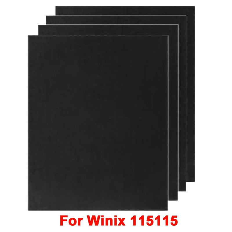 4pcs Pre-filtros de Carbón Activado para Purificadores de Aire Winix - Control de Olores, Compatibles con los Modelos AM90, C535, 5300-2