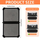 1 pieza de cubierta reutilizable para freidora de silicona contra salpicaduras, placa plegable negra para modelo Ninja AF500, diseño de malla plegable para evitar salpicaduras de aceite, ideal para cocinar y asar, protege eficazmente herramientas de horn