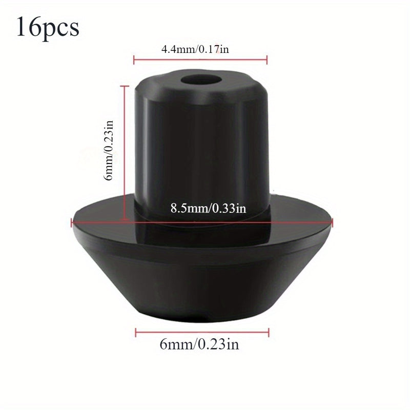 16 piezas, piso de parrilla de quemador de estufa de gas, compatible con estufa de gas, piso de quemador de estufa de gas, pies de goma para repuestos de estufa de gas WB02T10461