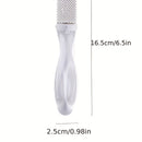 Removedor de callos para pies y manos de acero inoxidable sin olor, herramienta de pedicura duradera de dos lados para piel suave