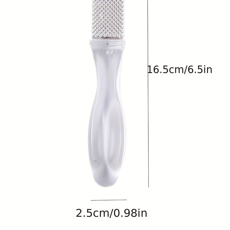 Removedor de callos para pies y manos de acero inoxidable sin olor, herramienta de pedicura duradera de dos lados para piel suave