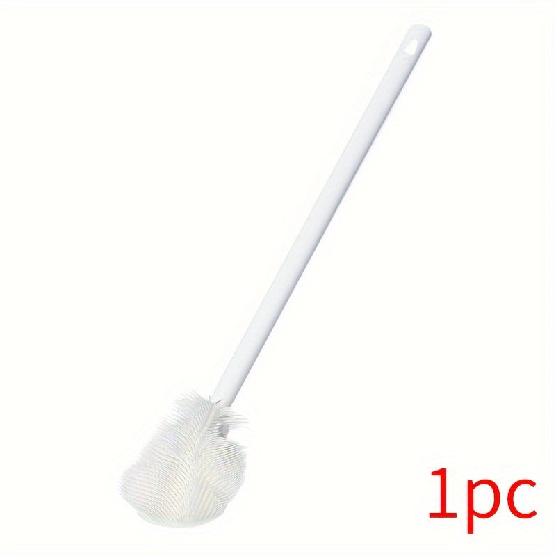 Cepillo para botellas, cepillo para limpiar botellas con mango largo, adecuado para limpiar recipientes de boca estrecha, botellas deportivas de vacío, vasos, frascos y cristalería.