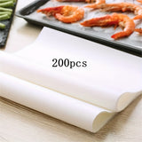 HOJAS DE HORNEAR NO ADHERENTES MOREDOR - 22.86x33.02 cm, Papel para Hornear Grande, Apto para Mitad de Hoja y Galletas - Pergamino para Horno, Parrilla, Freidora de Aire (50/100/200 unidades), Material Sin Blanquear, Esenciales para Asar