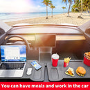 Escritorio Pequeño Multifuncional para Coche, Mesa de Computadora de Oficina de Viaje, Mesa Plegable para Comedor, Escritorio Portátil con Almacenamiento