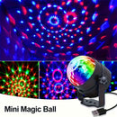 Bola de cristal LED mágica, luz colorida para fiestas, DJ, discoteca, KTV, bar, luz de ambiente brillante.