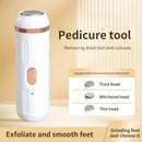 Removedor de Callos, Herramienta Electrónica Portátil Recargable para el Cuidado de los Pies, Juego de Removedores Eléctricos de Callos, Hace que los Pies Estén Suaves y Lisos - Regalo Ideal para la Cuidado de la Piel Dura, Agrietada y Seca