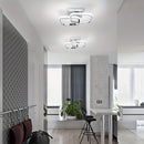 1 pieza de Luz de Techo LED Moderna - Metálica, Montaje Semi-Bajante, Aparato Desmontable, Incluye Herrajes de Instalación, No Requiere Batería, con Bombilla, 85V-265V, para Sala de Estar, Dormitorio, Isla de Cocina, Baño, Restaurantes, Cafeterías, Hotel