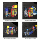 Organizador universal para respaldo de asiento de coche, malla elástica para asiento de maletero, pegatina mágica para fácil almacenamiento y limpieza, accesorios para coche, 1 ud.