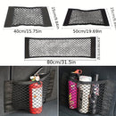 Organizador universal para respaldo de asiento de coche, malla elástica para asiento de maletero, pegatina mágica para fácil almacenamiento y limpieza, accesorios para coche, 1 ud.